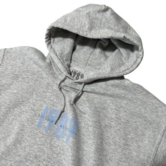 Taylor Swift 1989 " Taylors Version" Hoodie  - Grey & Blue - Women's Size Medium - Picture 3 of 5